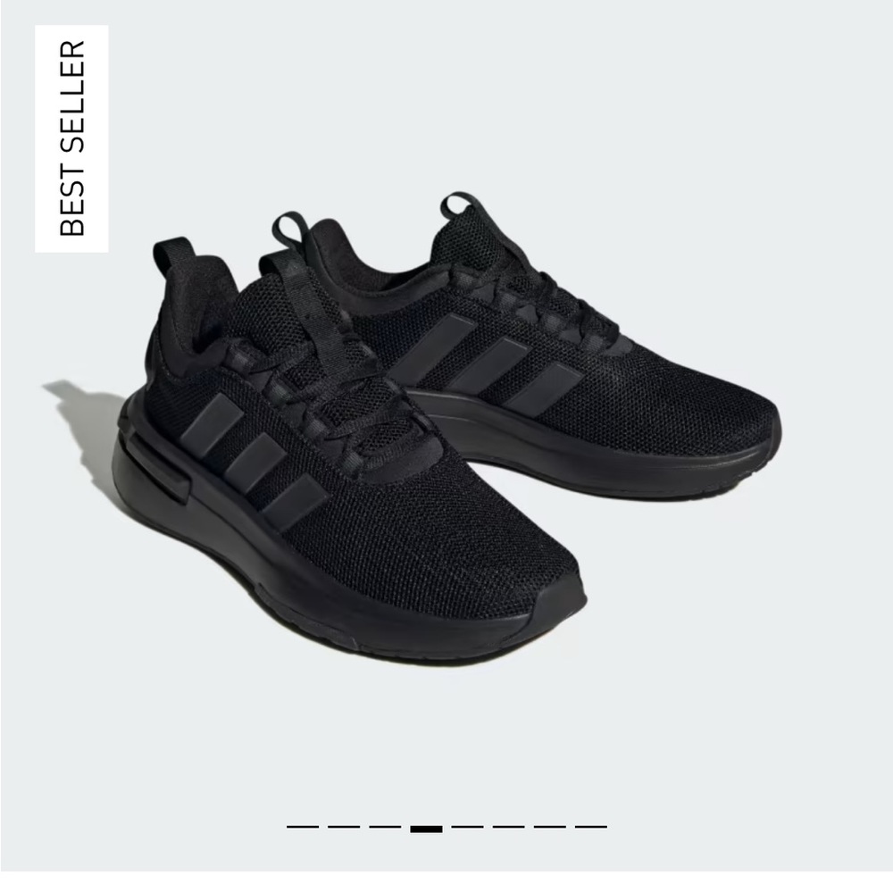 Adidas brand new RACER TR23 SHOES black size 7.5